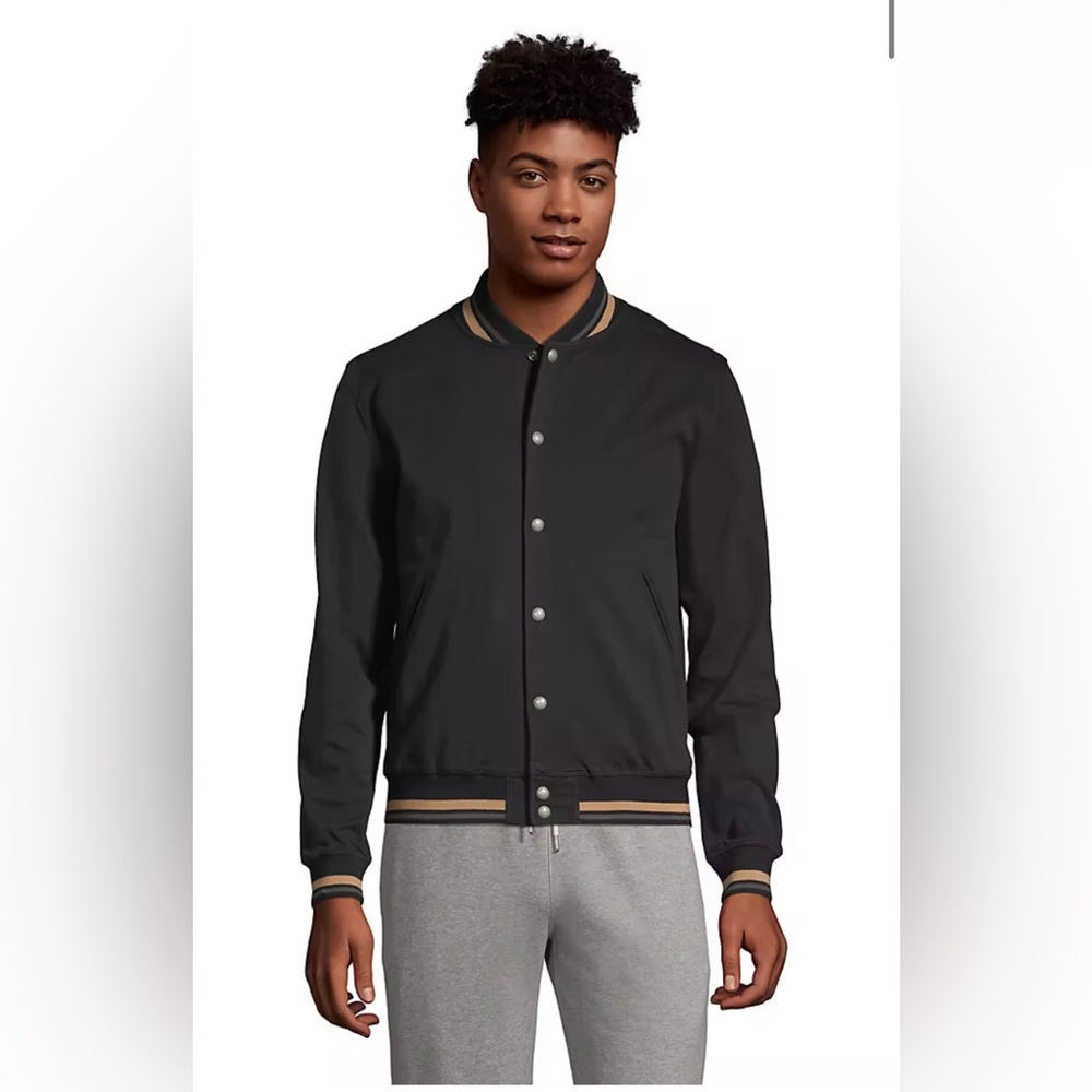 Lands' End | Jackets & Coats | Lands End Mens Tall Sport Knit Bomber Jacket Black | Poshmark Lands' End | Jackets & Coats | Lands End Mens Tall Sport Knit Bomber Jacket Black | Poshmark